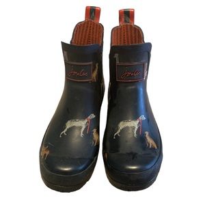 Womens Joules Dog Rainboot